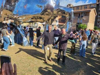 Arte Bonanno Conti Pegaso cavallo dei sogni donato a bambini e ragazzi