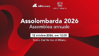 Assolombarda il ottobre lassemblea diretta streaming su Adnkronos a partire dalle