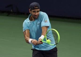 Atp Shanghai Berrettini Kovacevic orario precedenti e dove vederla in tv