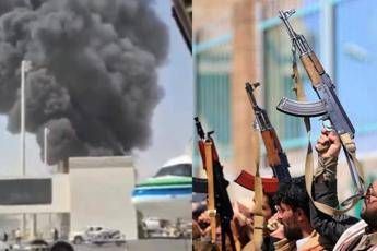 Attacco Houthi allaeroporto di Riad missile colpisce lo scalo diversi feriti di cui gravi
