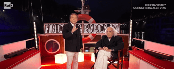 Chiambretti intervista Mughini Polizia li ferma in diretta su Rai Siamo autorizzati