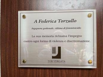 Ghiron Tor Vergata Aula intitolata a Federica Torzullo ci invita a non restare indifferenti
