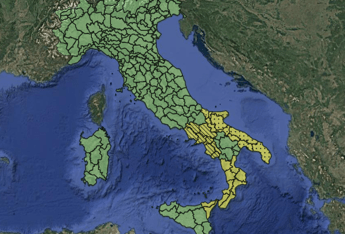 Maltempo allerta meteo gialla per temporali martedi ottobre la mappa delle regioni a rischio