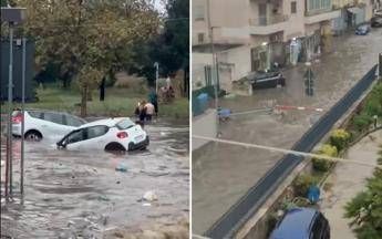 Maltempo nubifragi e strade allagate da Napoli a Brindisi allerta meteo arancione e scuole chiuse
