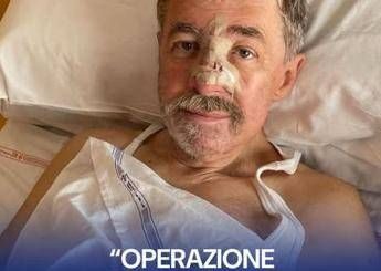 Marco Bucci operato al Galliera per la ricostruzione cutanea al naso Sto bene