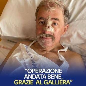 Marco Bucci operato al Galliera per la ricostruzione cutanea al naso Sto bene