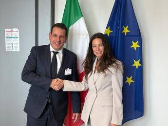 Missione a Bruxelles Latrofa porta in Europa le priorita del porto di Civitavecchia