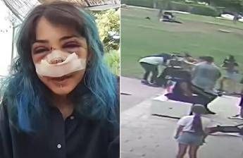 Picchiata al Parco Rossani processo al via il novembre la enne ha pubblicato il video dellaggressione