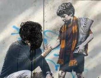 Roma vandalizzato il murale di Mourinho prima della sfida con il Real